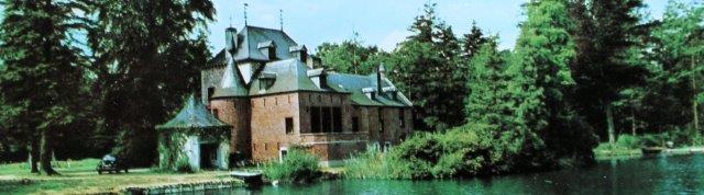 Ansichtkaart met het kasteel van voor 1959