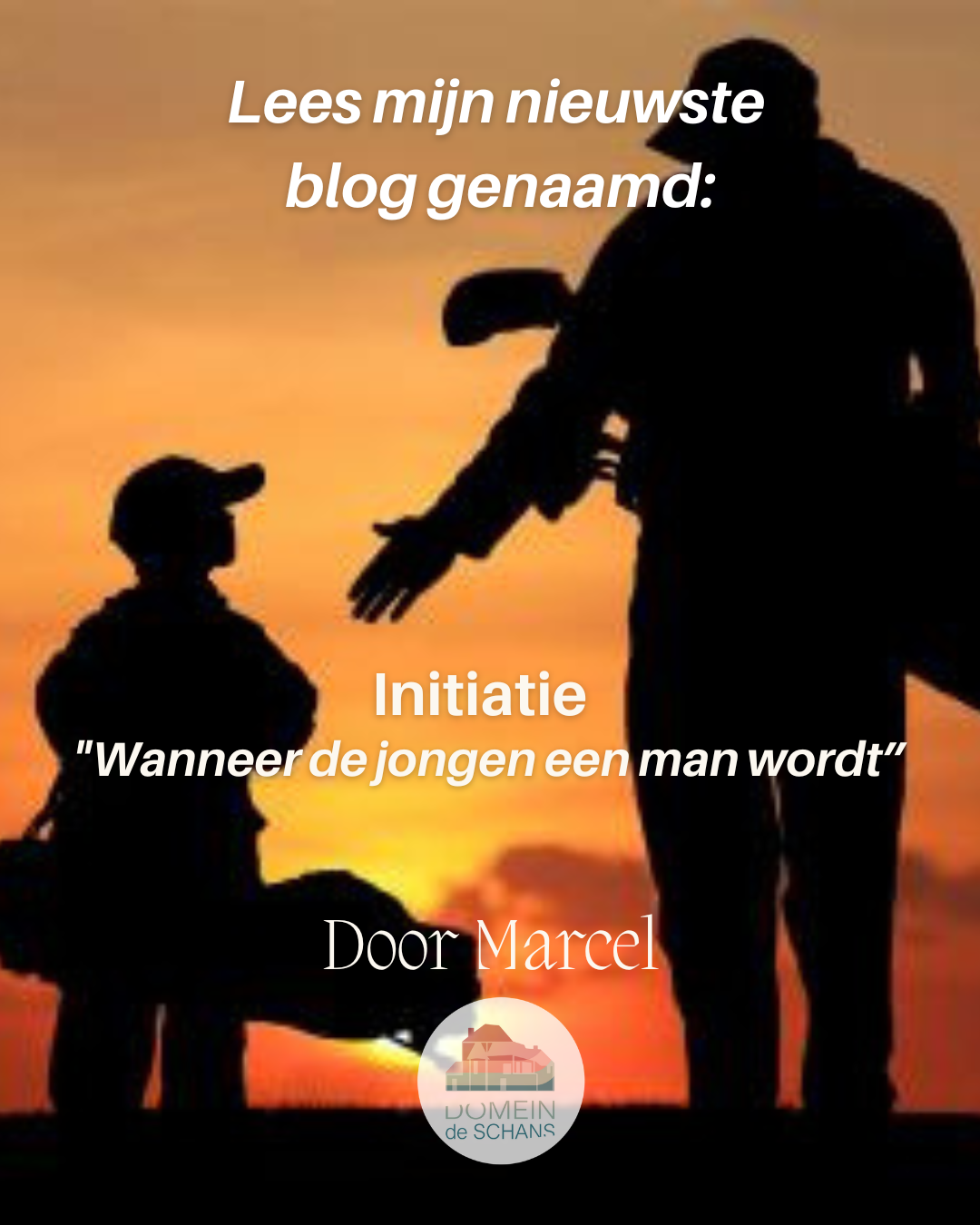 Blog banner – Initiatie - Wanneer de jongen een man wordt
